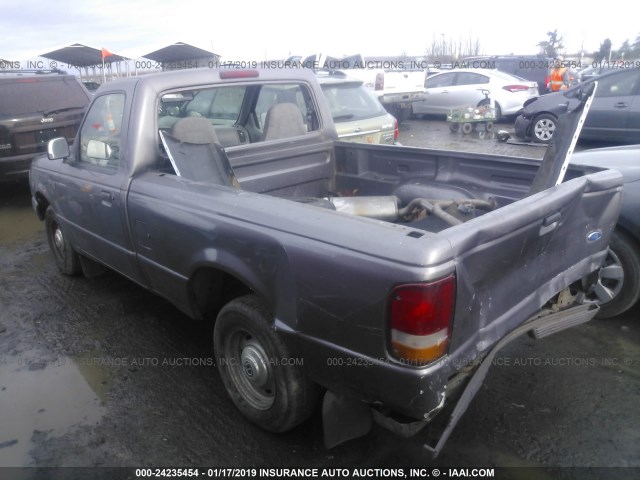 1FTCR10AXSUC13776 - 1995 FORD RANGER GRAY photo 3