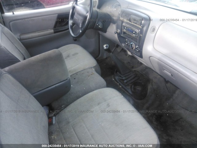 1FTCR10AXSUC13776 - 1995 FORD RANGER GRAY photo 5