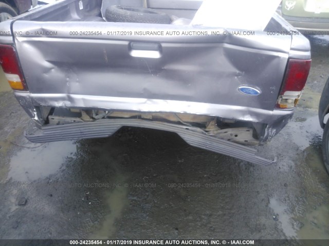 1FTCR10AXSUC13776 - 1995 FORD RANGER GRAY photo 6