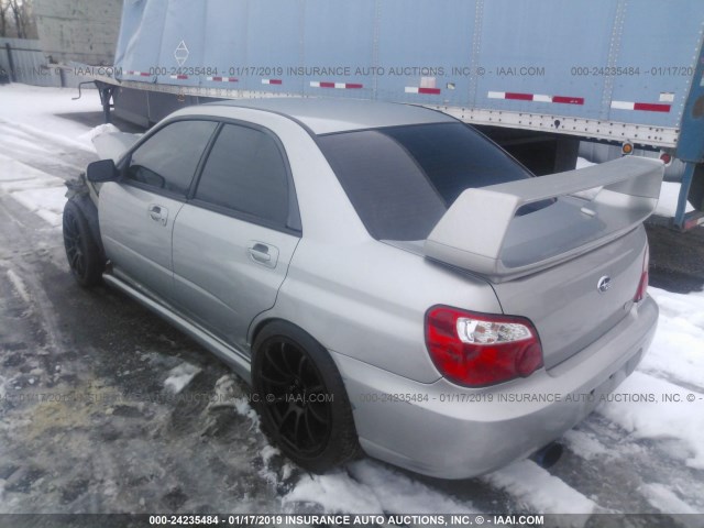 JF1GD29685G503642 - 2005 SUBARU IMPREZA WRX/VDT SILVER photo 3