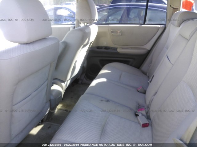 JTEGD21A050130093 - 2005 TOYOTA HIGHLANDER Սպիտակ լուսանկար 8