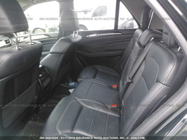 4JGDA2EB0CA067583 - 2012 MERCEDES-BENZ ML 350 BLUETEC BLACK photo 8