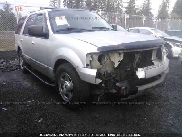 1FMPU16L73LB69781 - 2003 FORD EXPEDITION XLT SILVER photo 1