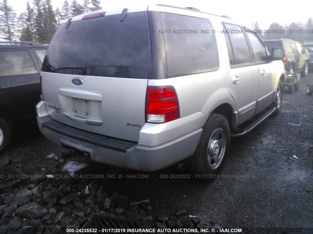 1FMPU16L73LB69781 - 2003 FORD EXPEDITION XLT SILVER photo 4