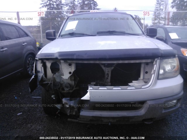 1FMPU16L73LB69781 - 2003 FORD EXPEDITION XLT SILVER photo 6