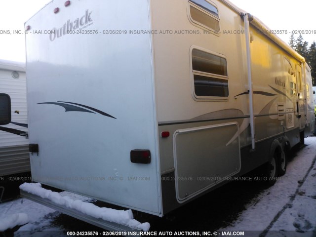 4YDT31R228S630503 - 2008 KEYSTONE OUTBACK WHITE photo 4