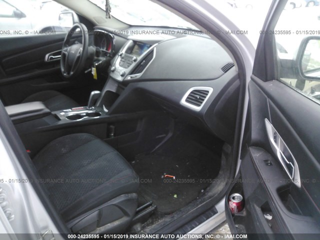 2GKALMEK3E6260778 - 2014 GMC TERRAIN SLE SILVER photo 5