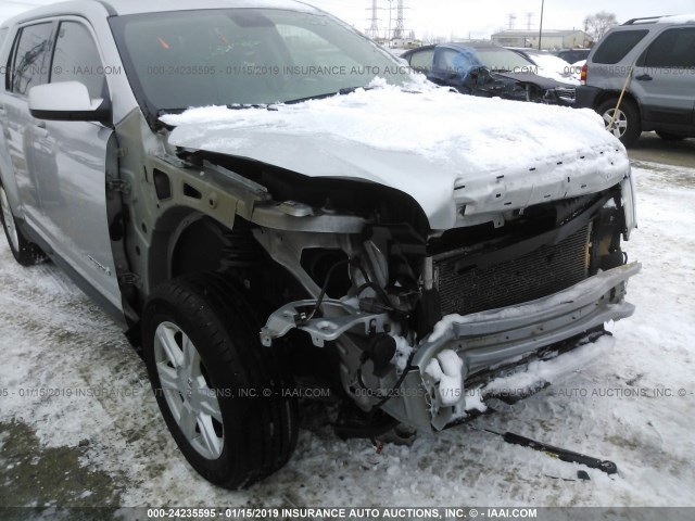 2GKALMEK3E6260778 - 2014 GMC TERRAIN SLE SILVER photo 6