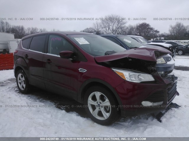 1FMCU9G9XGUA08471 - 2016 FORD ESCAPE SE MAROON photo 1