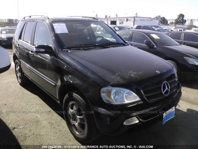 4JGAB57E15A567134 - 2005 MERCEDES-BENZ ML 350 BLACK photo 1