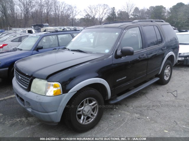 1FMZU62E22ZB77151 - 2002 FORD EXPLORER XLS BLACK photo 2