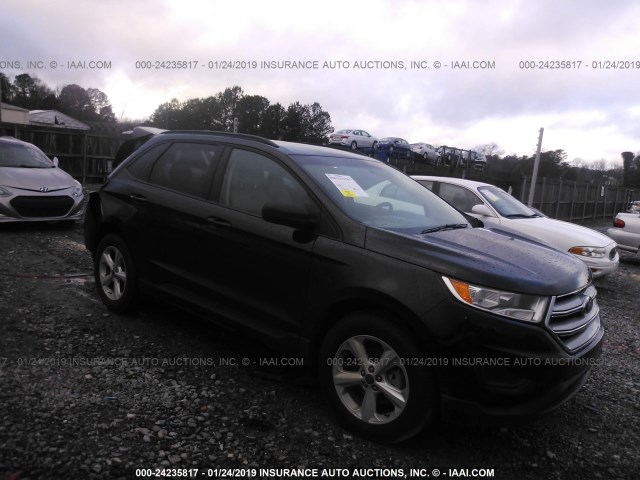 2FMPK3G91GBC09086 - 2016 FORD EDGE SE BLACK photo 1