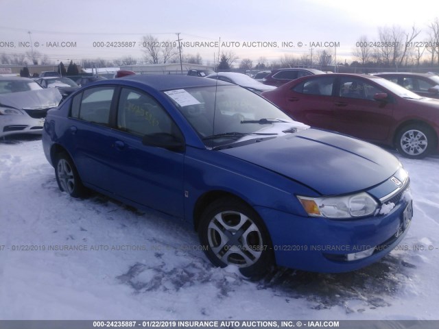 1G8AL52F04Z108950 - 2004 SATURN ION LEVEL 3 BLUE photo 1