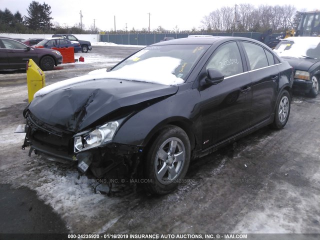 1G1PE5SB6G7153892 - 2016 CHEVROLET CRUZE LIMITED LT BLACK photo 2