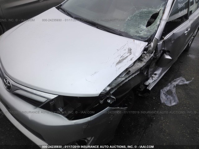 4T1BF1FK6EU307738 - 2014 TOYOTA CAMRY L/SE/LE/XLE 银色 照片 6