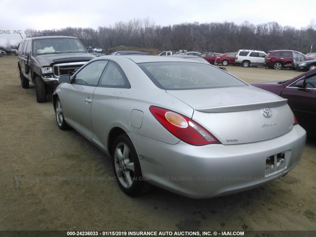 4T1CA38P14U015792 - 2004 TOYOTA CAMRY SOLARA SE/SLE SILVER photo 3