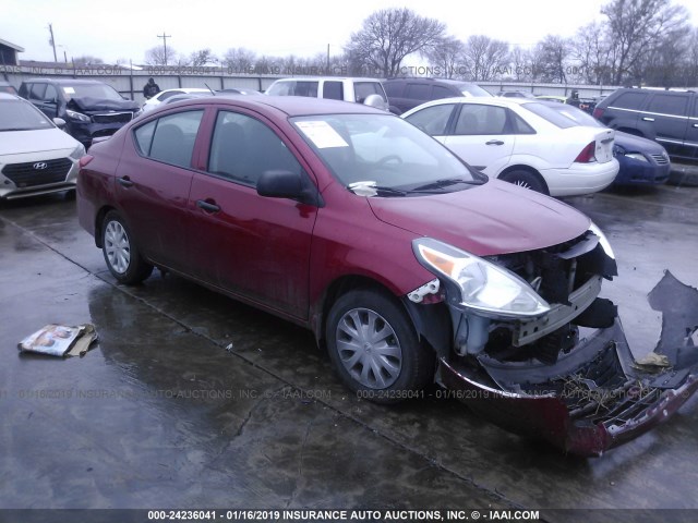 3N1CN7AP5FL902614 - 2015 NISSAN VERSA S/S PLUS/SV/SL RED photo 1