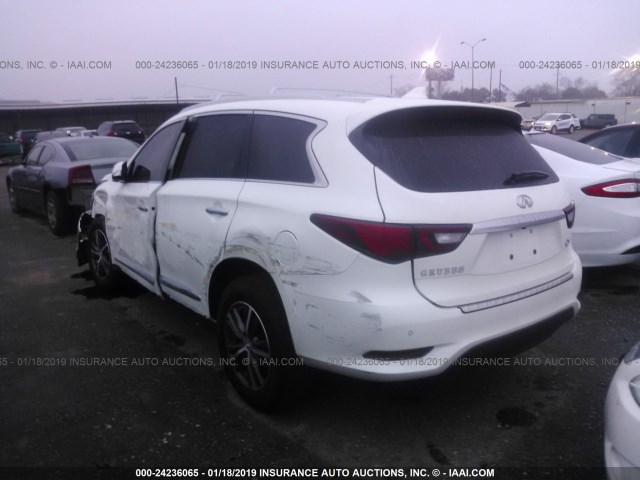 5N1DL0MN4KC526191 - 2019 INFINITI QX60 LUXE/PURE WHITE photo 3