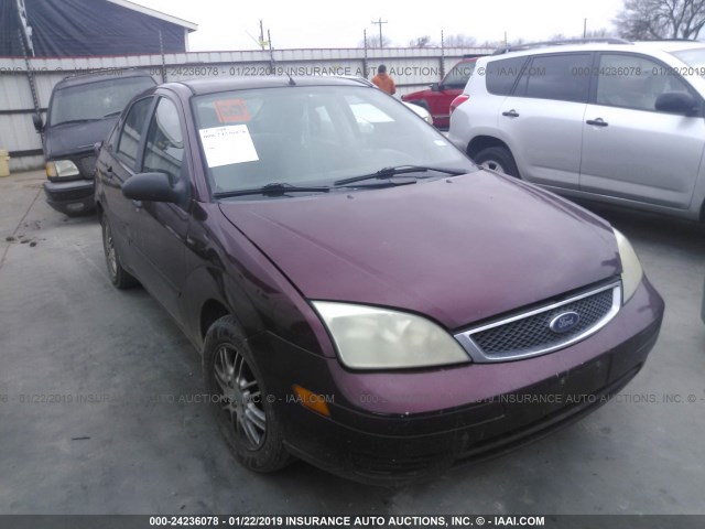 1FAFP34NX6W225261 - 2006 FORD FOCUS ZX4 MAROON photo 1