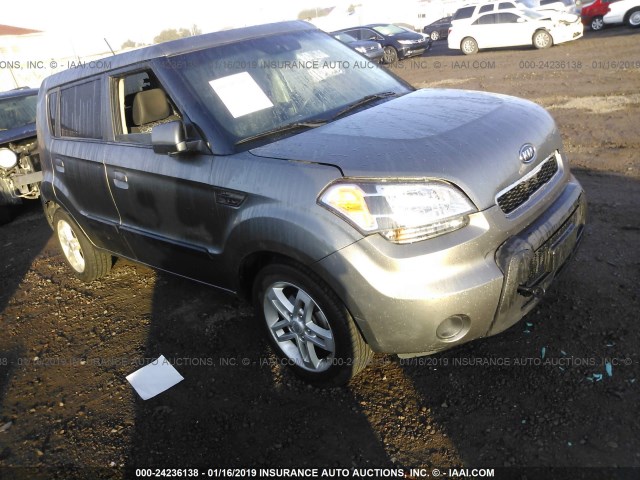 KNDJT2A26A7050336 - 2010 KIA SOUL +/!/SPORT GRAY photo 1