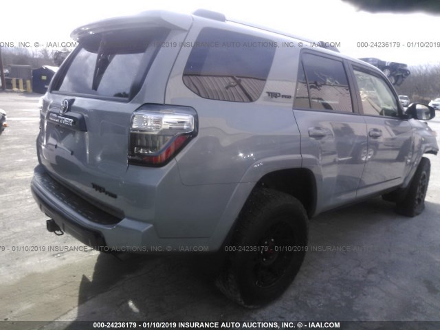 JTEBU5JR3H5458827 - 2017 TOYOTA 4RUNNER 灰色 照片 4