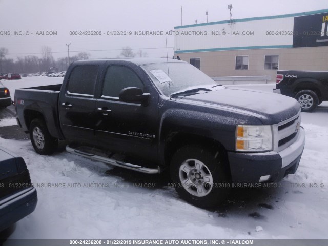 3GCEK13338G110611 - 2008 CHEVROLET SILVERADO K1500 BLUE photo 1