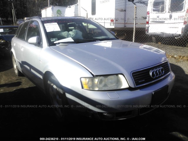 WAUVC68E92A313199 - 2002 AUDI A4 1.8T AVANT QUATTRO SILVER photo 1