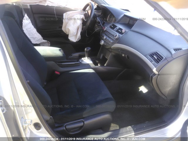 1HGCP2F35CA086346 - 2012 HONDA ACCORD LX SILVER photo 5