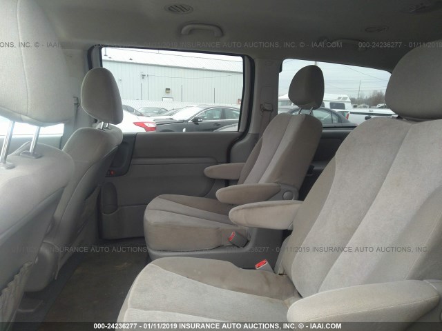 KNDMG4C77C6499409 - 2012 KIA SEDONA LX RED photo 8