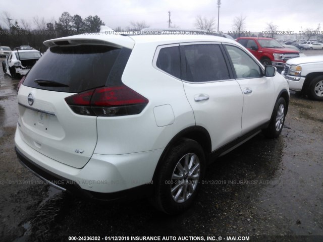 5N1AT2MT9KC705257 - 2019 NISSAN ROGUE WHITE photo 4