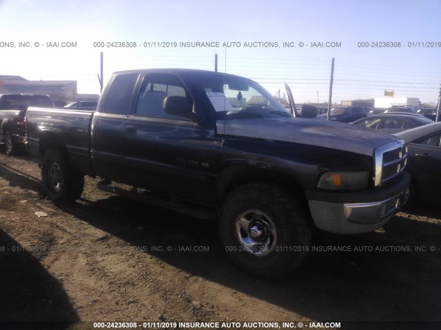 3B7HF13Z5YM200544 - 2000 DODGE RAM 1500 BLACK photo 1