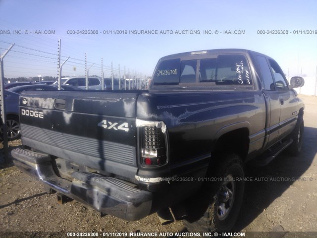 3B7HF13Z5YM200544 - 2000 DODGE RAM 1500 BLACK photo 4