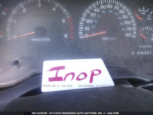 3B7HF13Z5YM200544 - 2000 DODGE RAM 1500 BLACK photo 7