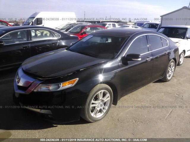 19UUA8F56AA020203 - 2010 ACURA TL BLACK photo 2