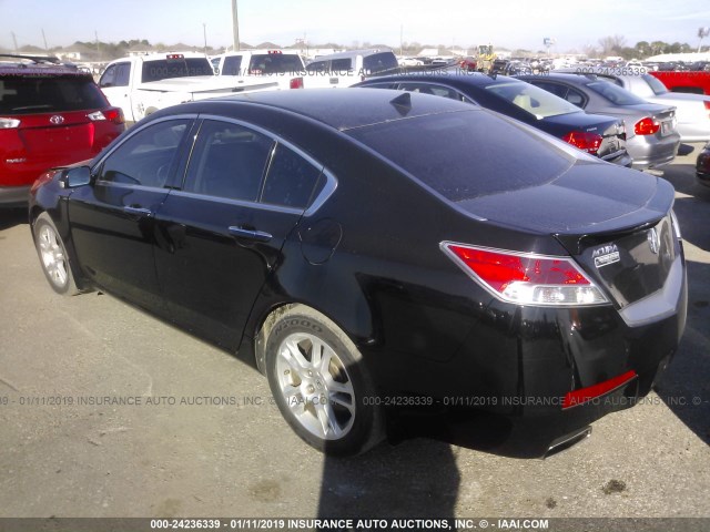 19UUA8F56AA020203 - 2010 ACURA TL BLACK photo 3