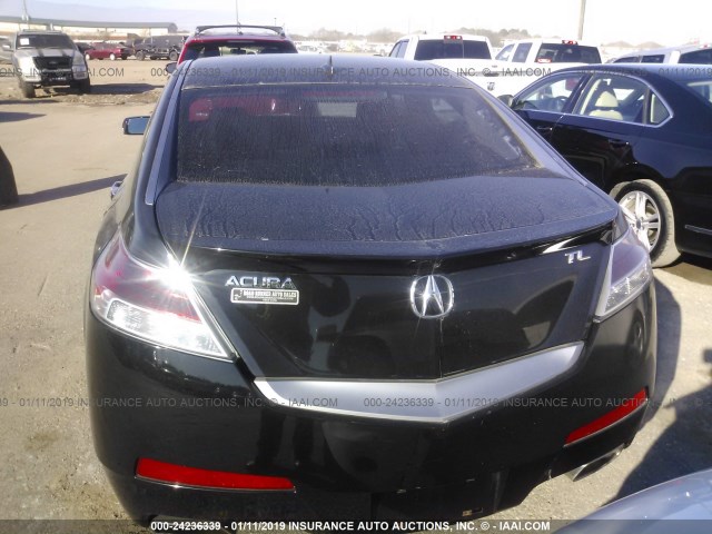 19UUA8F56AA020203 - 2010 ACURA TL BLACK photo 6