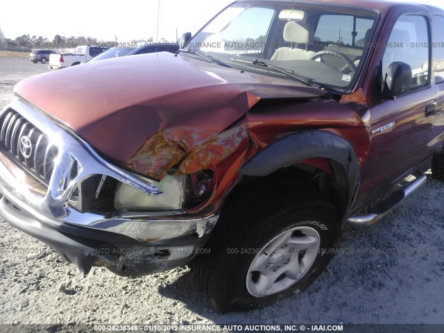 5TESN92N73Z282827 - 2003 TOYOTA TACOMA XTRACAB PRERUNNER RED photo 6