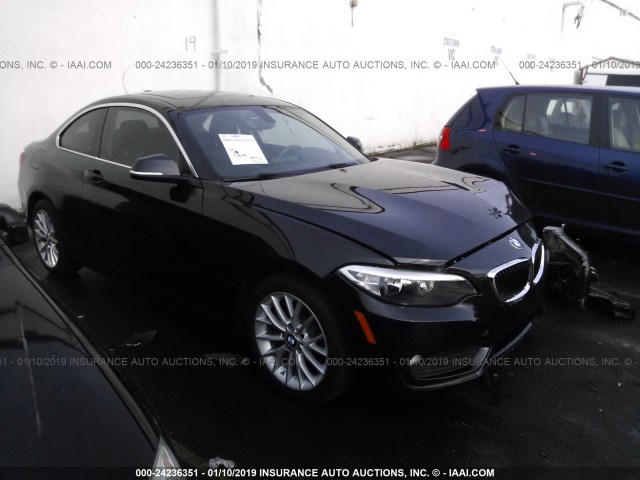 WBA1F5C50EVV98976 - 2014 BMW 228 I BLACK photo 1