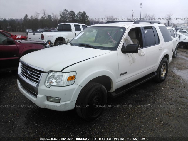 1FMEU73E48UA59434 - 2008 FORD EXPLORER XLT WHITE photo 2