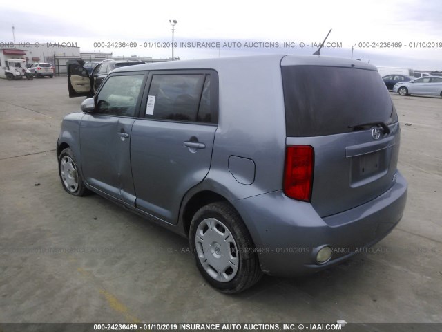 JTLZE4FE4A1100623 - 2010 TOYOTA SCION XB BLUE photo 3