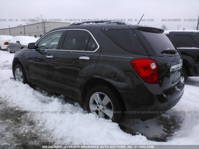 2GNALBEK7E6233753 - 2014 CHEVROLET EQUINOX LT GRAY photo 3