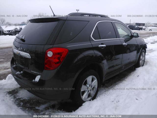 2GNALBEK7E6233753 - 2014 CHEVROLET EQUINOX LT GRAY photo 4