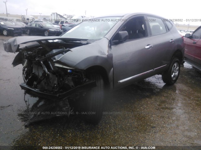 JN8AS5MT9DW552247 - 2013 NISSAN ROGUE S/SV GRAY photo 2