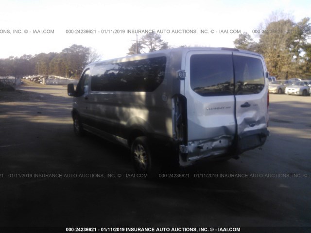 1FBZX2ZM0GKB11347 - 2016 FORD TRANSIT T-350 SILVER photo 3