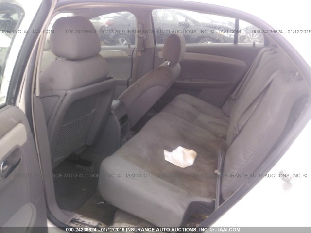 1G1ZG57B784292363 - 2008 CHEVROLET MALIBU 白色 照片 8