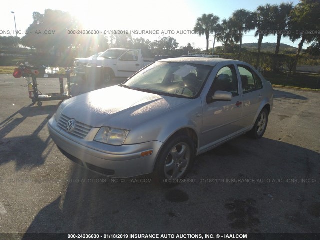 3VWRS29M11M030493 - 2001 VOLKSWAGEN JETTA GL SILVER photo 2