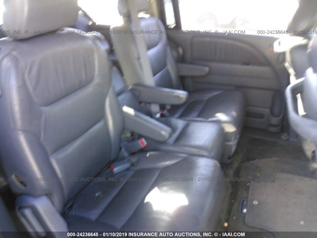 5FNRL38675B024281 - 2005 HONDA ODYSSEY EXL SILVER photo 8