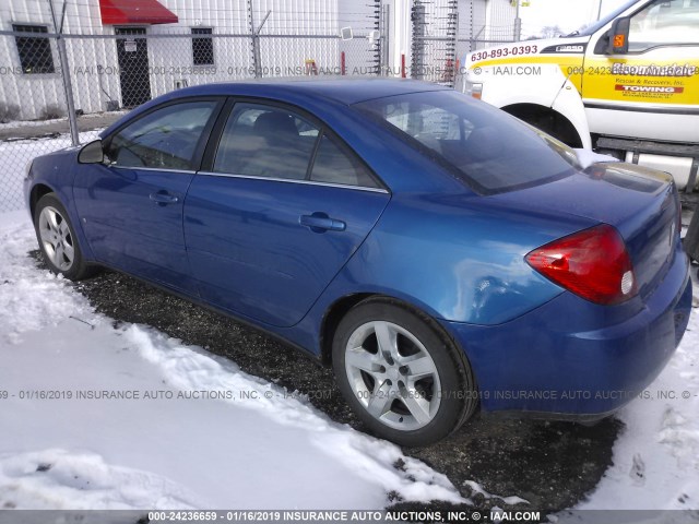 1G2ZG58B274126485 - 2007 PONTIAC G6 SE BLUE photo 3