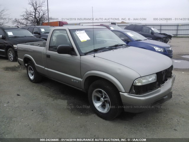 1GCCS145518152393 - 2001 CHEVROLET S TRUCK S10 TAN photo 1