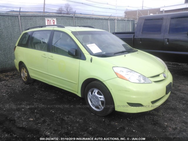 5TDKK4CCXAS298166 - 2010 TOYOTA SIENNA CE/LE GREEN photo 1